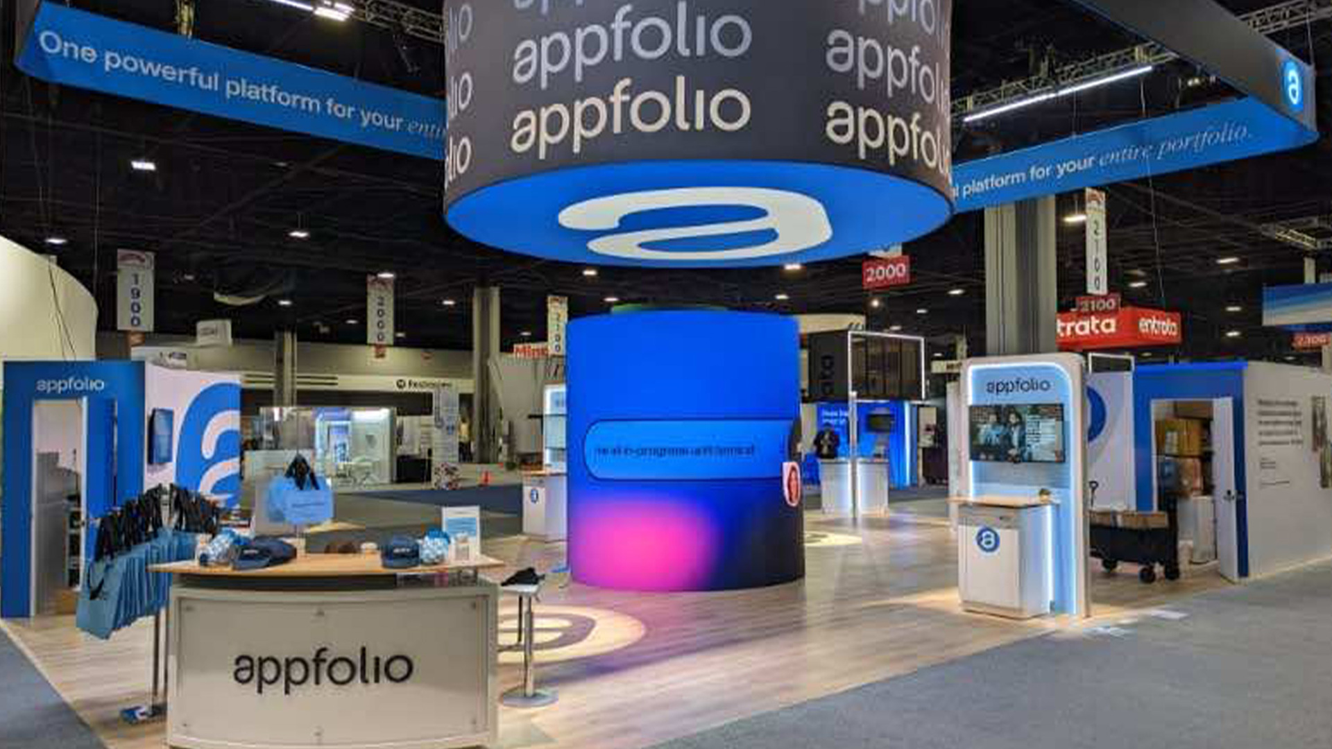 Appfolio trade show booth exhibit 